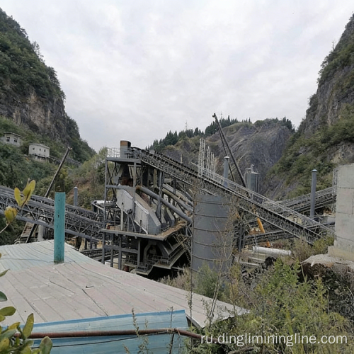 Система дробления известняка 5M TPA для производства нерудных материалов